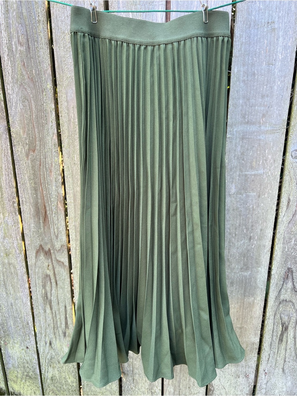 NWT Grace Karin Classic A-Line Pleated Midi Skirt